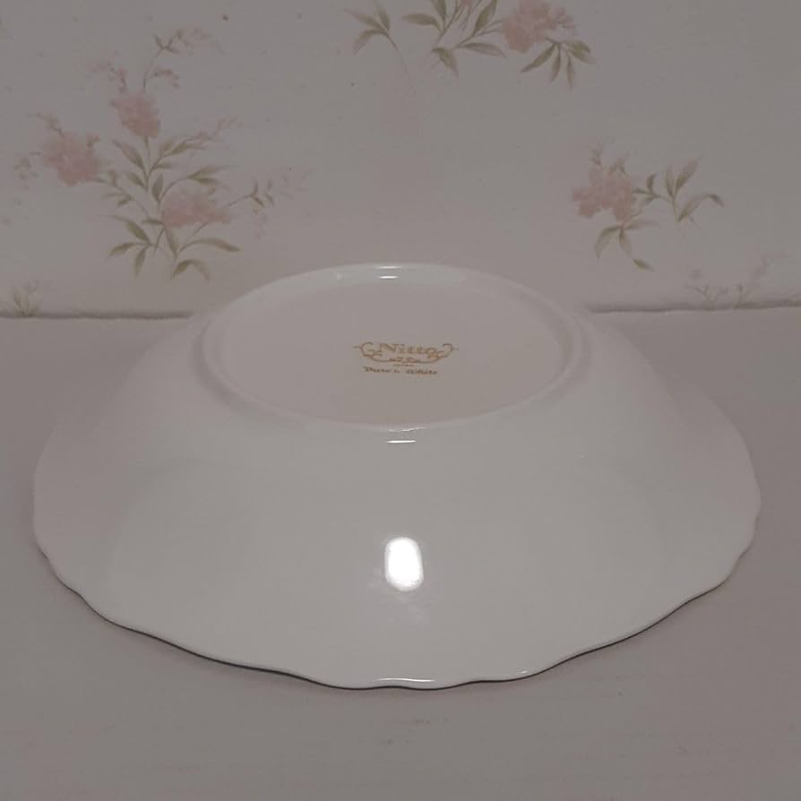 Amazon.co.jp: Nitto オールドノリタケ日陶の頃 Pure&White 深皿